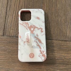 LoopyCase Rose Marble Metallic case Righty